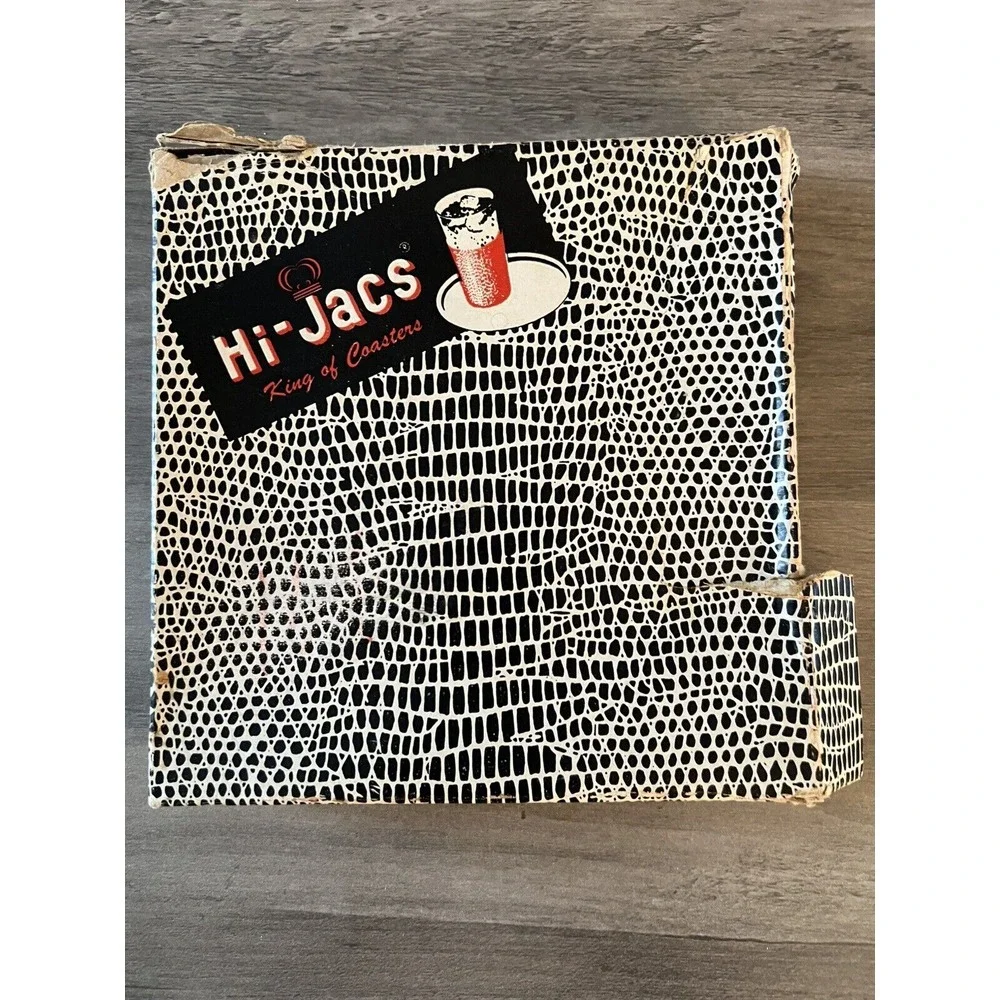 Hi-Jacs King of Coasters Style No. 8 In‎ Box Complete Set Good Condition!